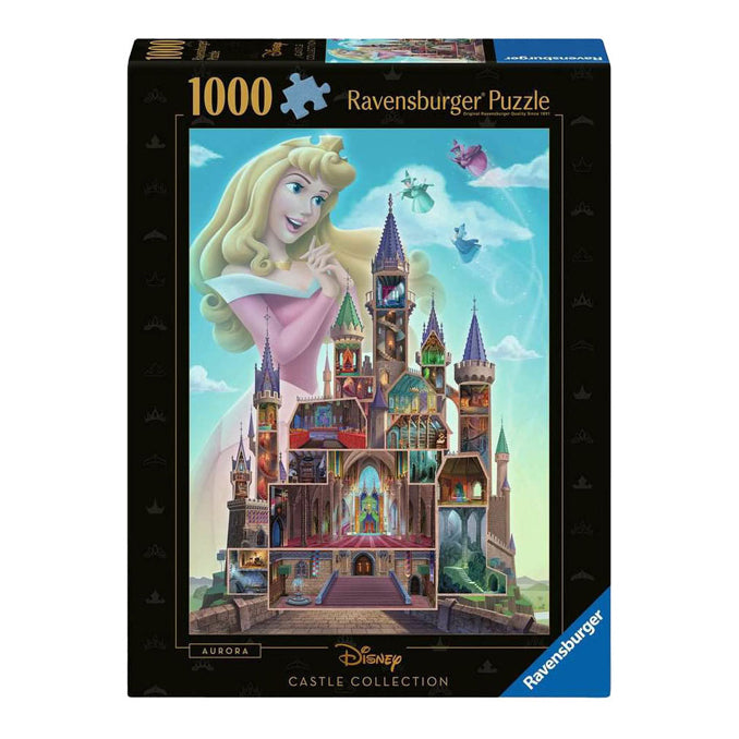 Ravensburger legpuzzel disney kastelen aurora, 1000st.