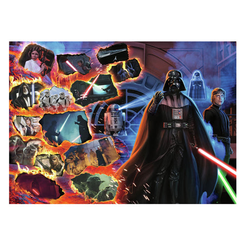 Ravensburger legpuzzel star wars schurkachtige darth vader, 1000st.
