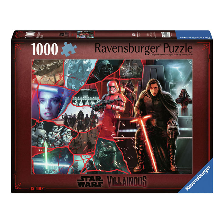 Ravensburger legpuzzel star wars slechterik kylo ren, 1000st.