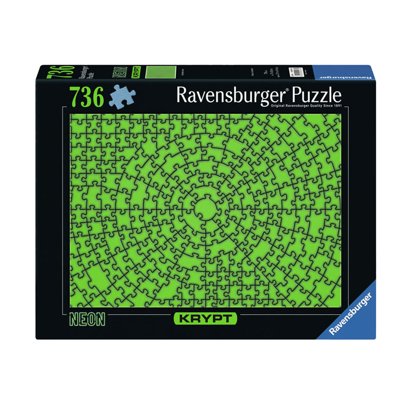 Ravensburger legpuzzel krypt neongroen, 736st.
