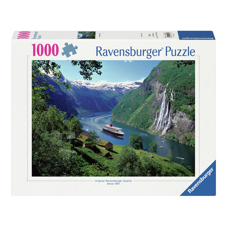 Ravensburger legpuzzel noorsfjord, 1000st.