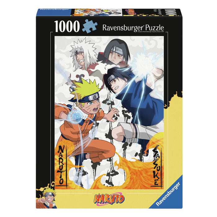 Ravensburger legpuzzel naruto vs. sasuke, 1000st.