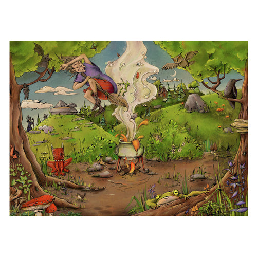 Ravensburger legpuzzel bij de walhexe, 500st.