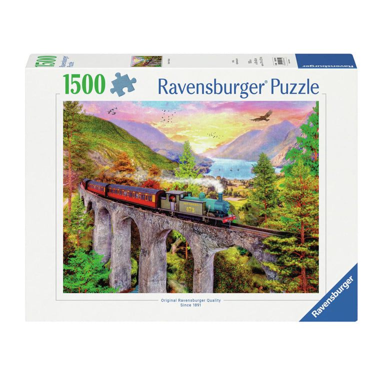 Ravensburger legpuzzel zugfahrt in het kruidenst, 1000st.