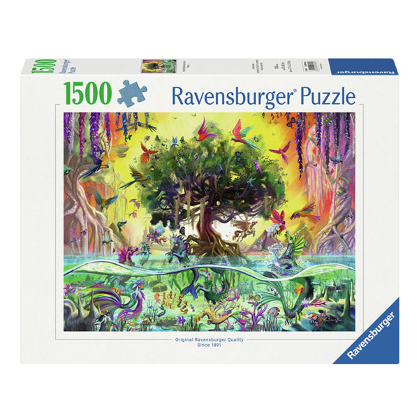 Ravensburger legpuzzel das einhorn aus dem see us frunde, 1500st.