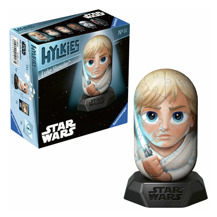 Ravensburger 3d puzzel hylkies star wars luke skywalker, 54st.