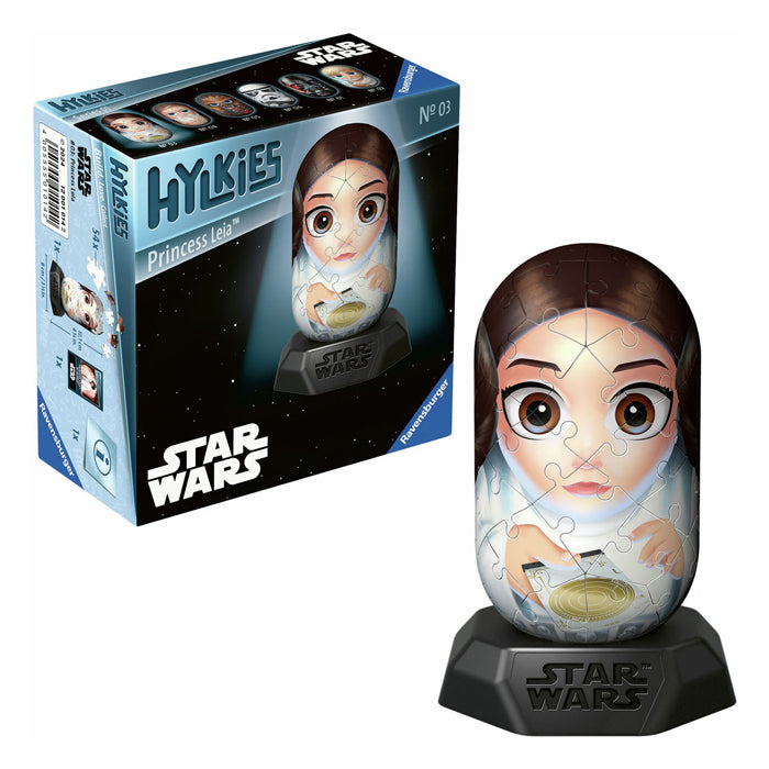 Ravensburger 3d puzzel hylkies star wars prinses leia, 54st.