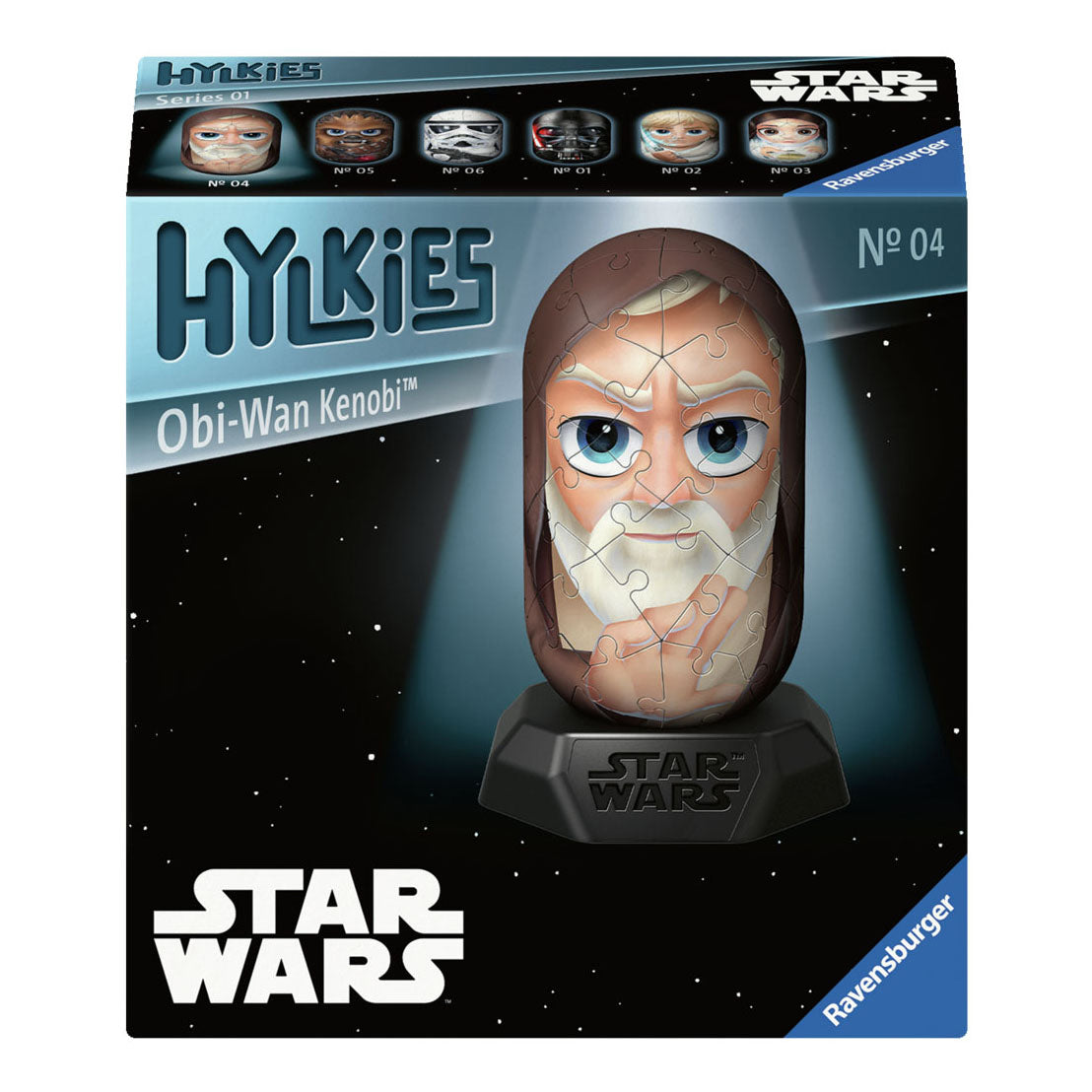 Ravensburger 3d puzzel hylkies star wars obi-wan kenobi, 54st.