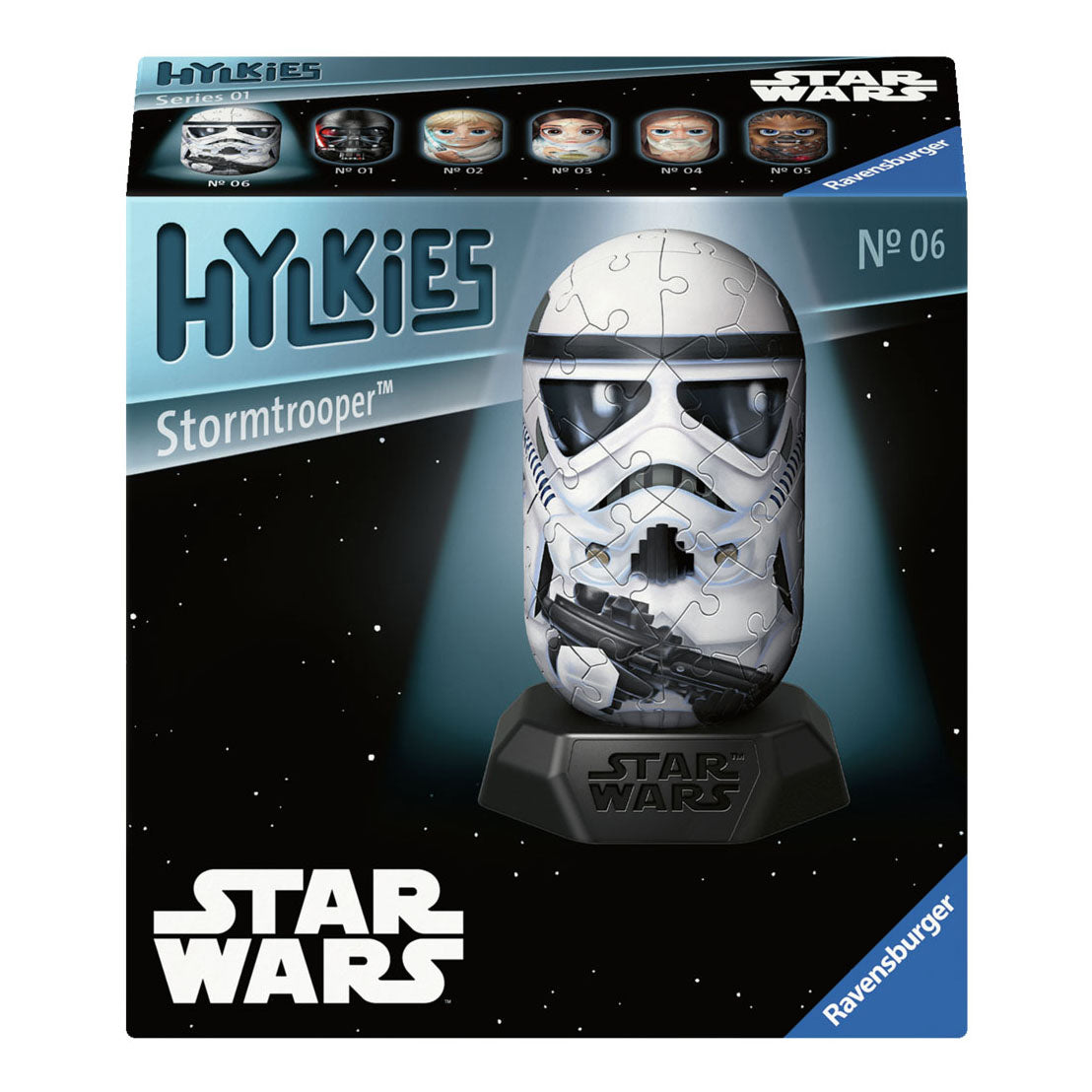 Ravensburger 3d puzzel hylkies star wars stormtrooper, 54st.