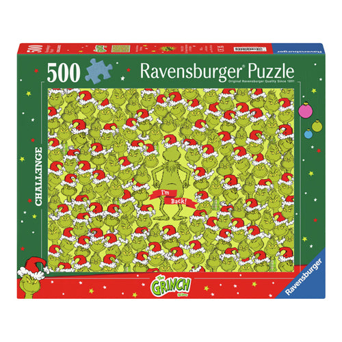 Ravensburger legpuzzel vrolijke grinchmas uitdaging, 500st.