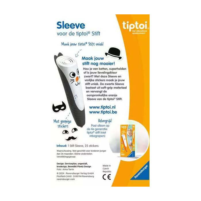 Tiptoi ® sleeve zwart