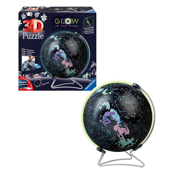 Ravensburger 3d puzzel sterrenbeelden lichten op in het donker, 180st.