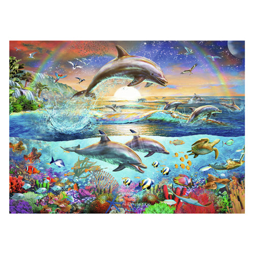 Ravensburger legpuzzel xxl dolfijnenparadijs, 300st.