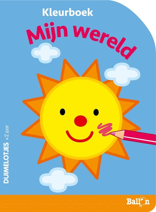 De ballon ballon mijn kleurboek mijn wereld