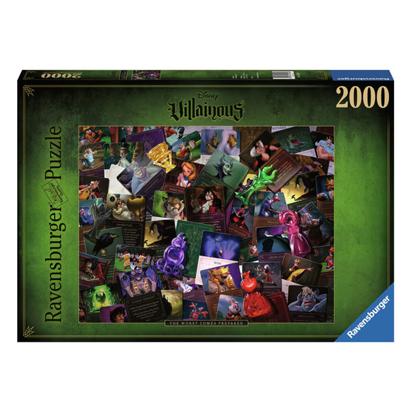 Ravensburger legpuzzel villainous: all villains, 2000st.