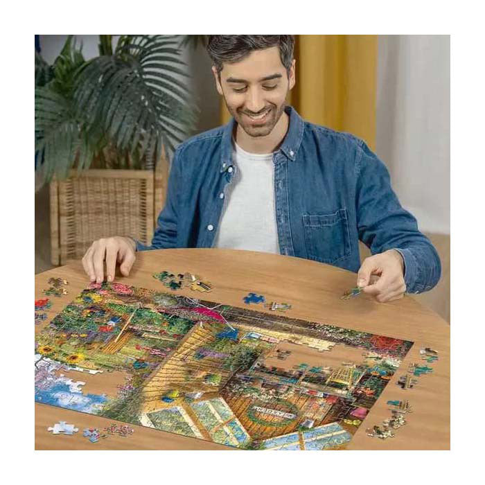 Ravensburger legpuzzel blik in het tuinhuis, 300st.
