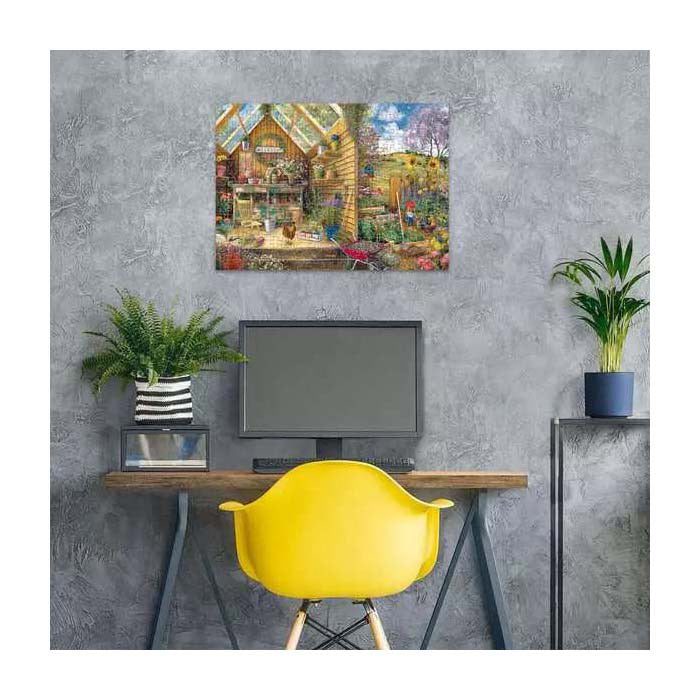 Ravensburger puzzel blik in het tuinhuis - legpuzzel - 300 stukjes extra groot
