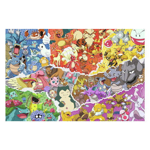 Ravensburger puzzel pokã©mon - legpuzzel - 5000 stukjes