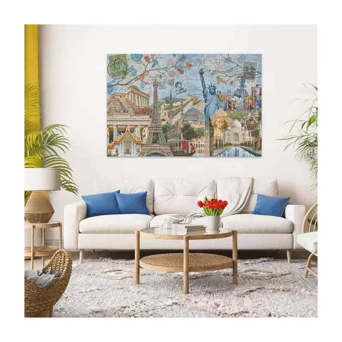 Ravensburger legpuzzel grote stad collage, 5000st.