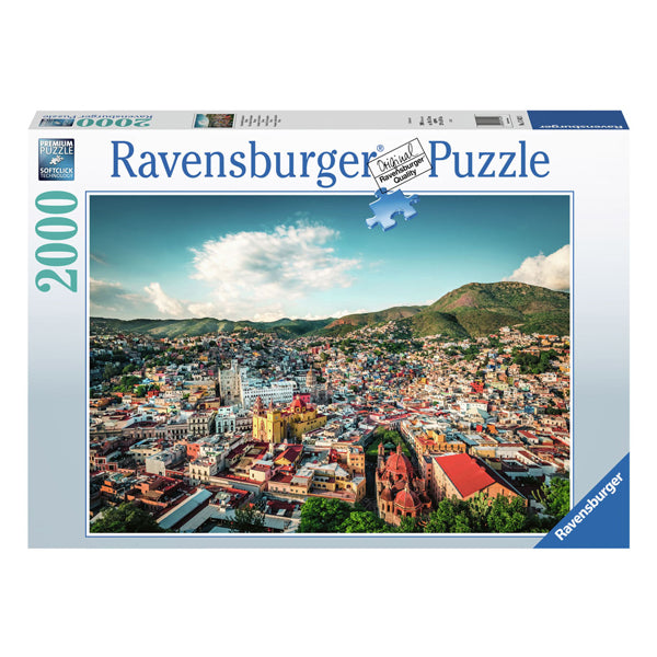 Ravensburger legpuzzel koloniale stad guanajuato in Mexico, 2000st.