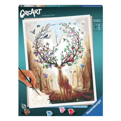 Ravensburger creart schilderen op nummer - prachtige ontmoeting