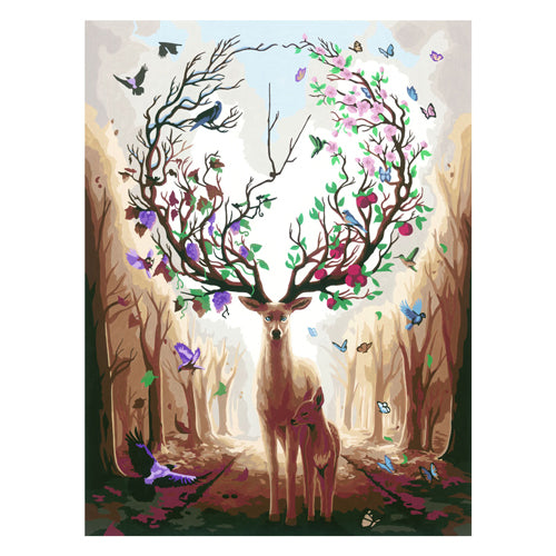 Ravensburger creart schilderen op nummer - prachtige ontmoeting