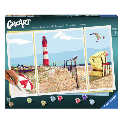 Ravensburger creart schilderen op nummer - aan zee