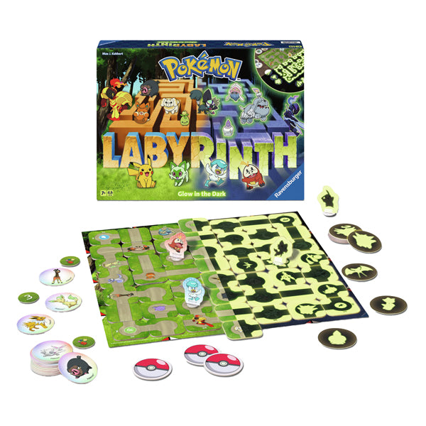 Ravensburger Pokémon labyrint gloeit in het donker