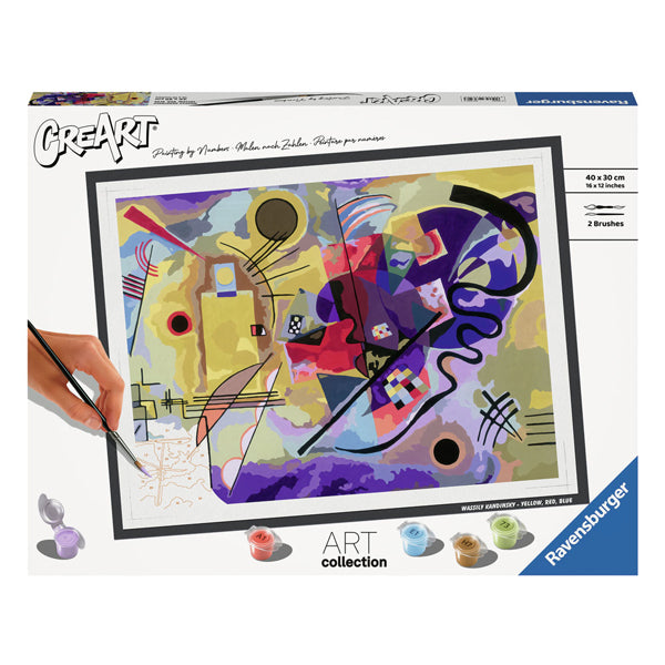 Ravensburger creart schilderen op nummer - gele kandinsky
