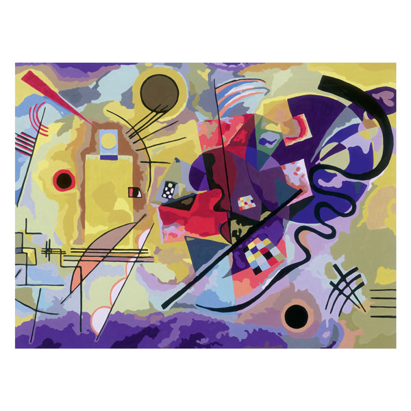 Ravensburger creart schilderen op nummer - gele kandinsky