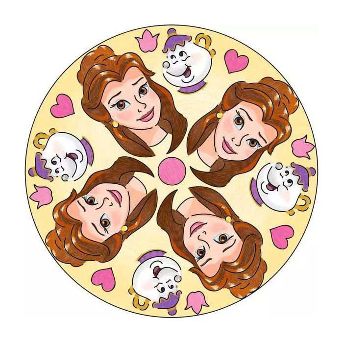Ravensburger midi mandala-ontwerper disney prinses