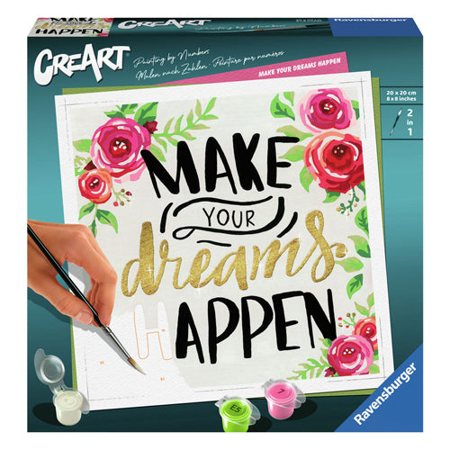 Ravensburger creart schilderen op nummer - maak je dromen waar