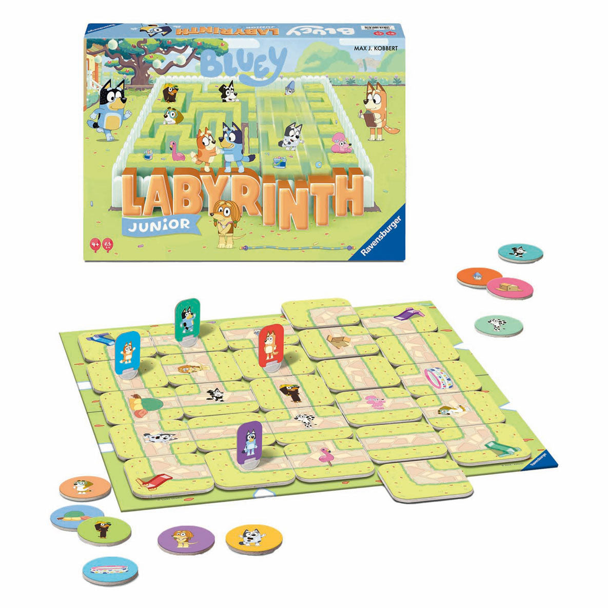Ravensburger junior labyrint bordspel blauwachtig