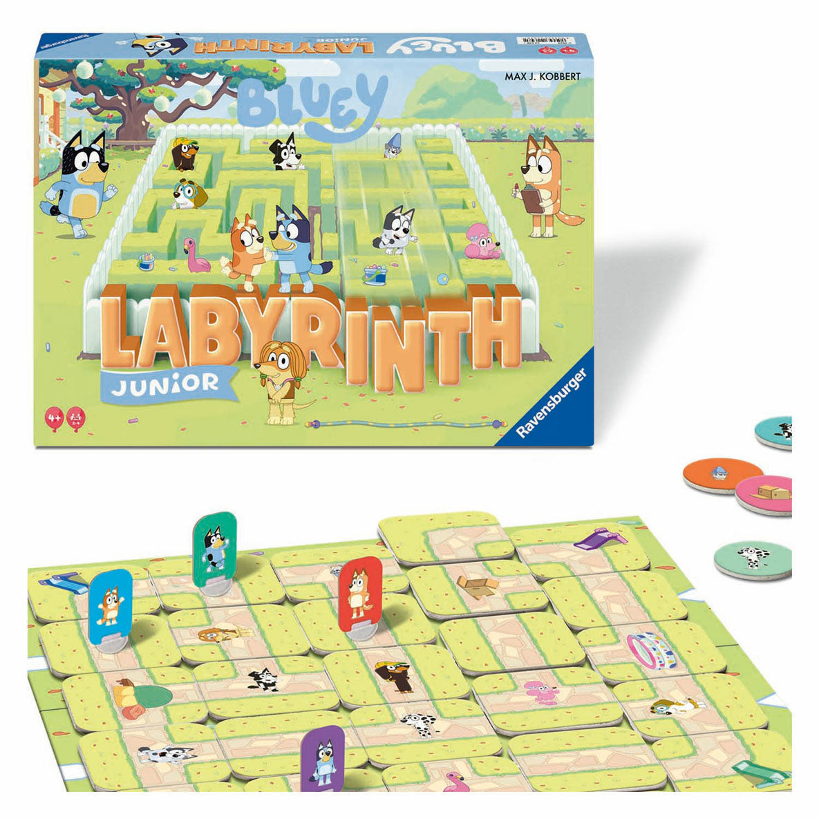Ravensburger junior labyrint bordspel blauwachtig