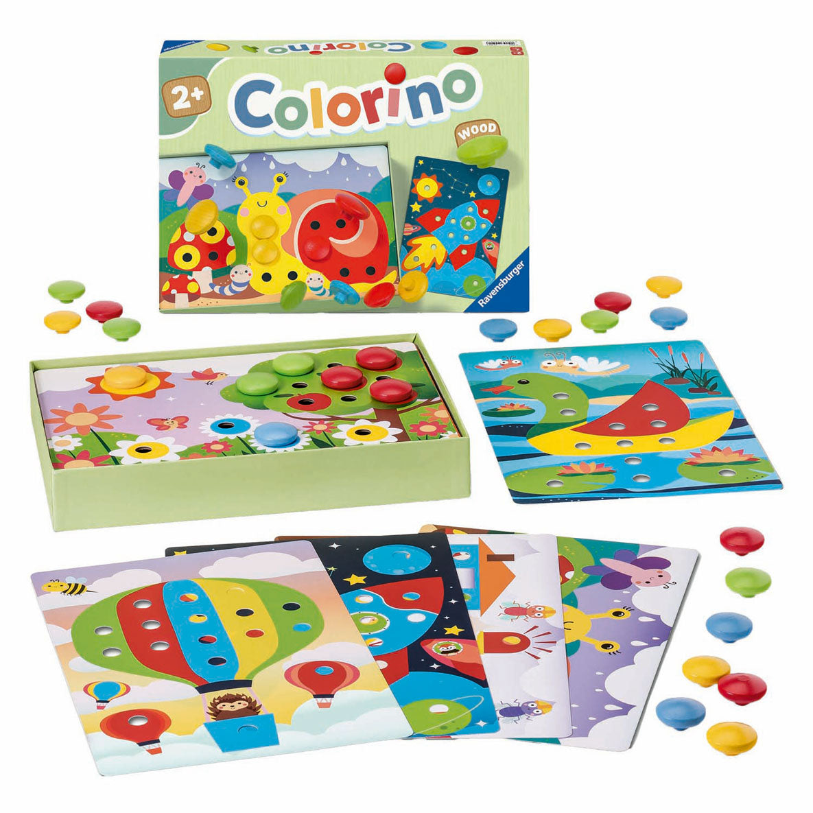 Ravensburger mijn houten colorino kinderspel