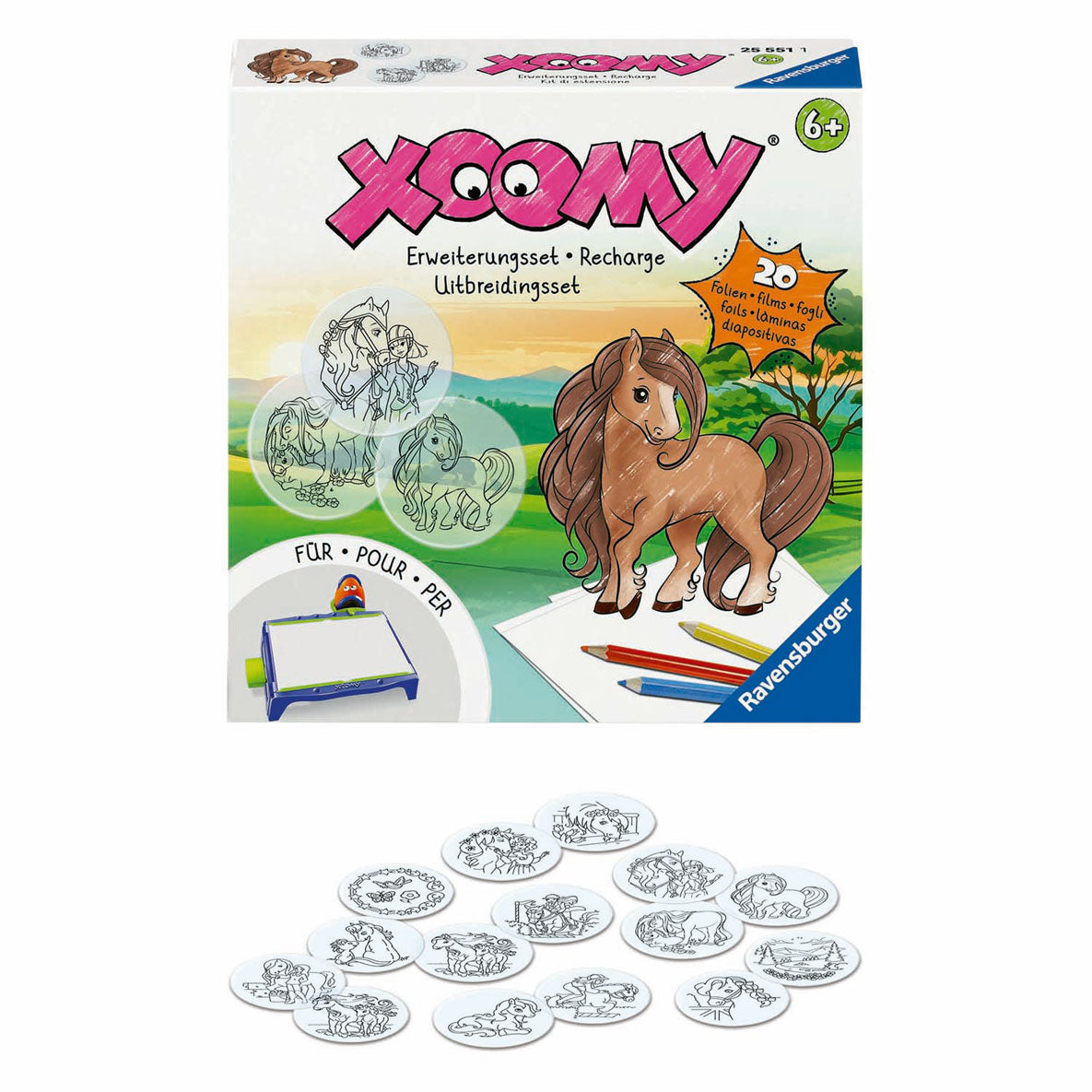 Ravensburger xoomy uitbreidingsset paarden