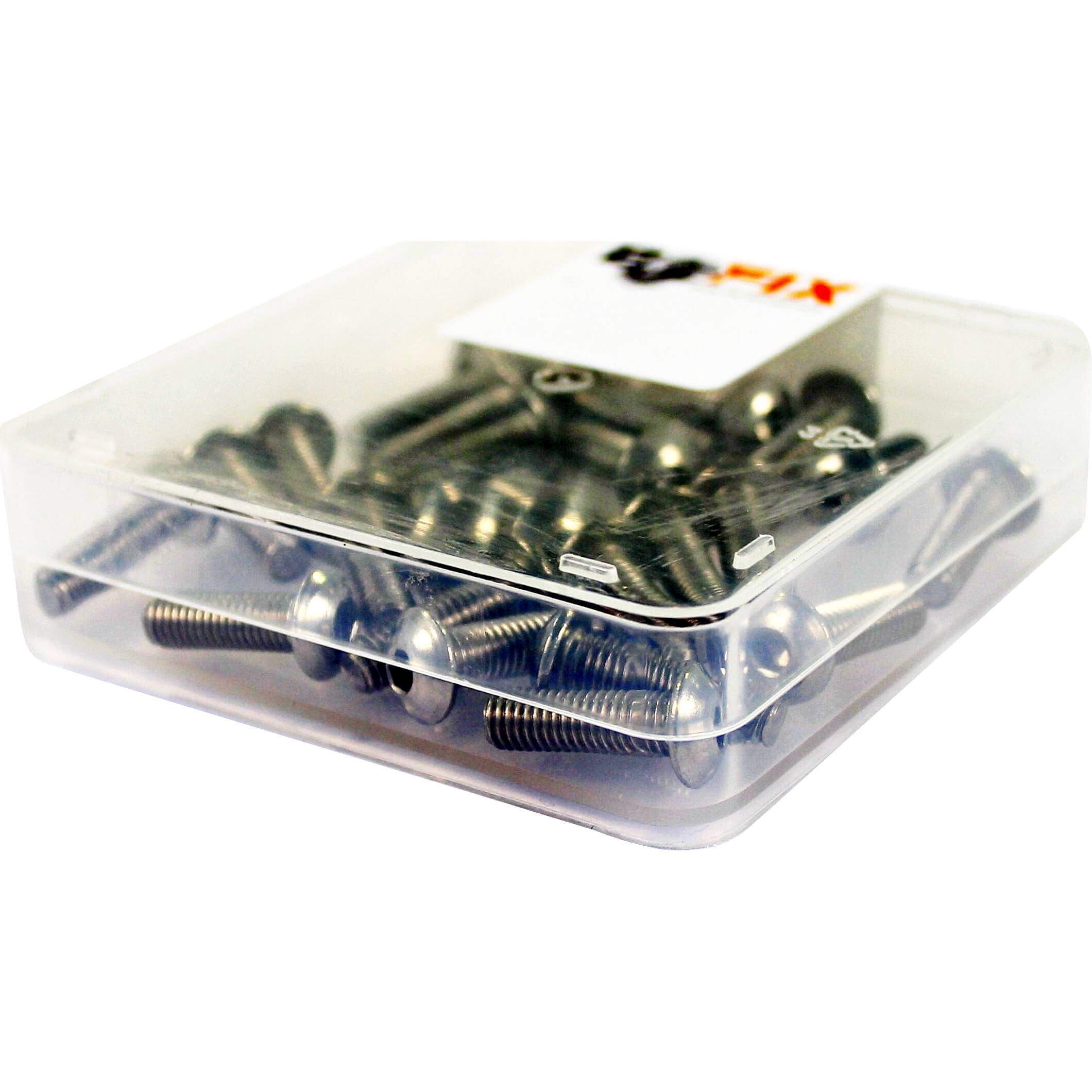 Boulon Allen Bofix M6x16 tête ronde en acier inoxydable (frein cantilever) (25pcs)