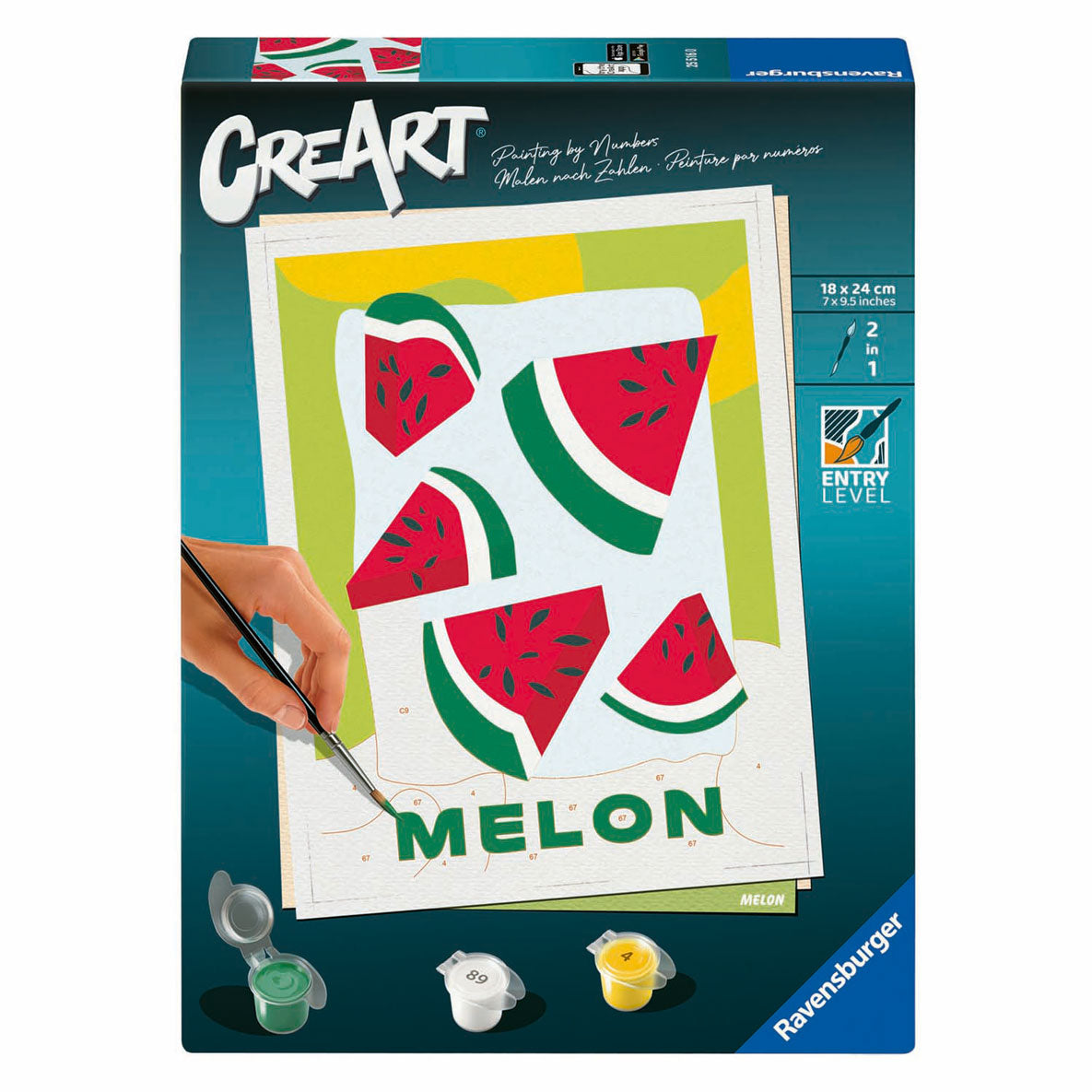 Ravensburger creart schilderen op nummer - meloen