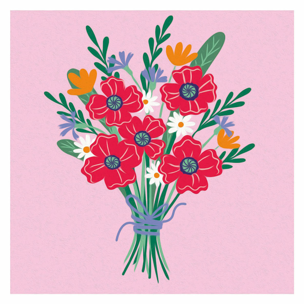 Ravensburger creart schilderen op nummer - klaprozen boeket