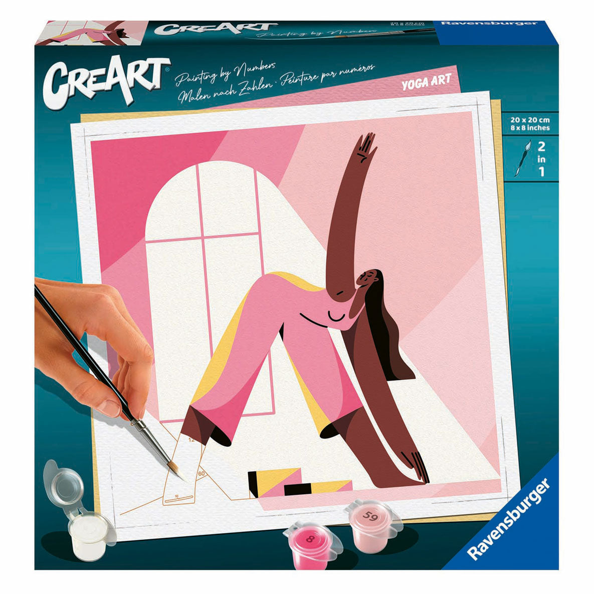 Ravensburger creëert schilderen op nummer - yoga