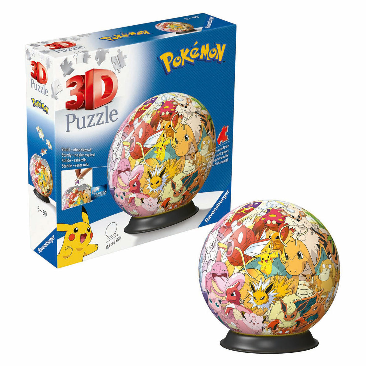 Ravensburger puzzle-ball pokã©mon multicharacter