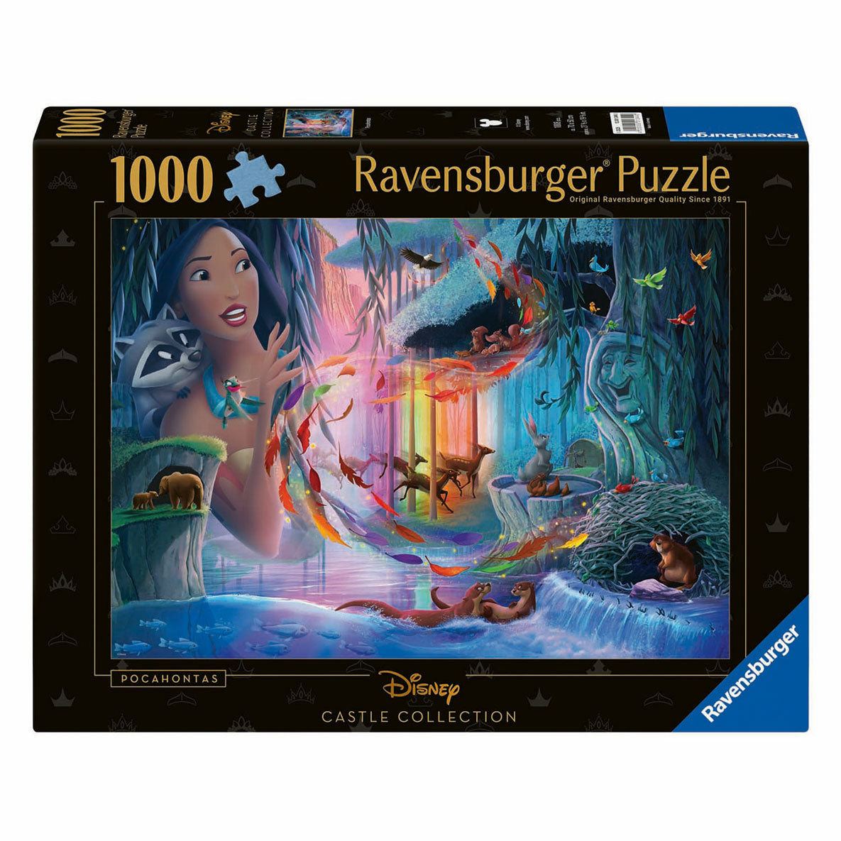 Ravensburger legpuzzel disney kastelen pocahontas, 1000st.