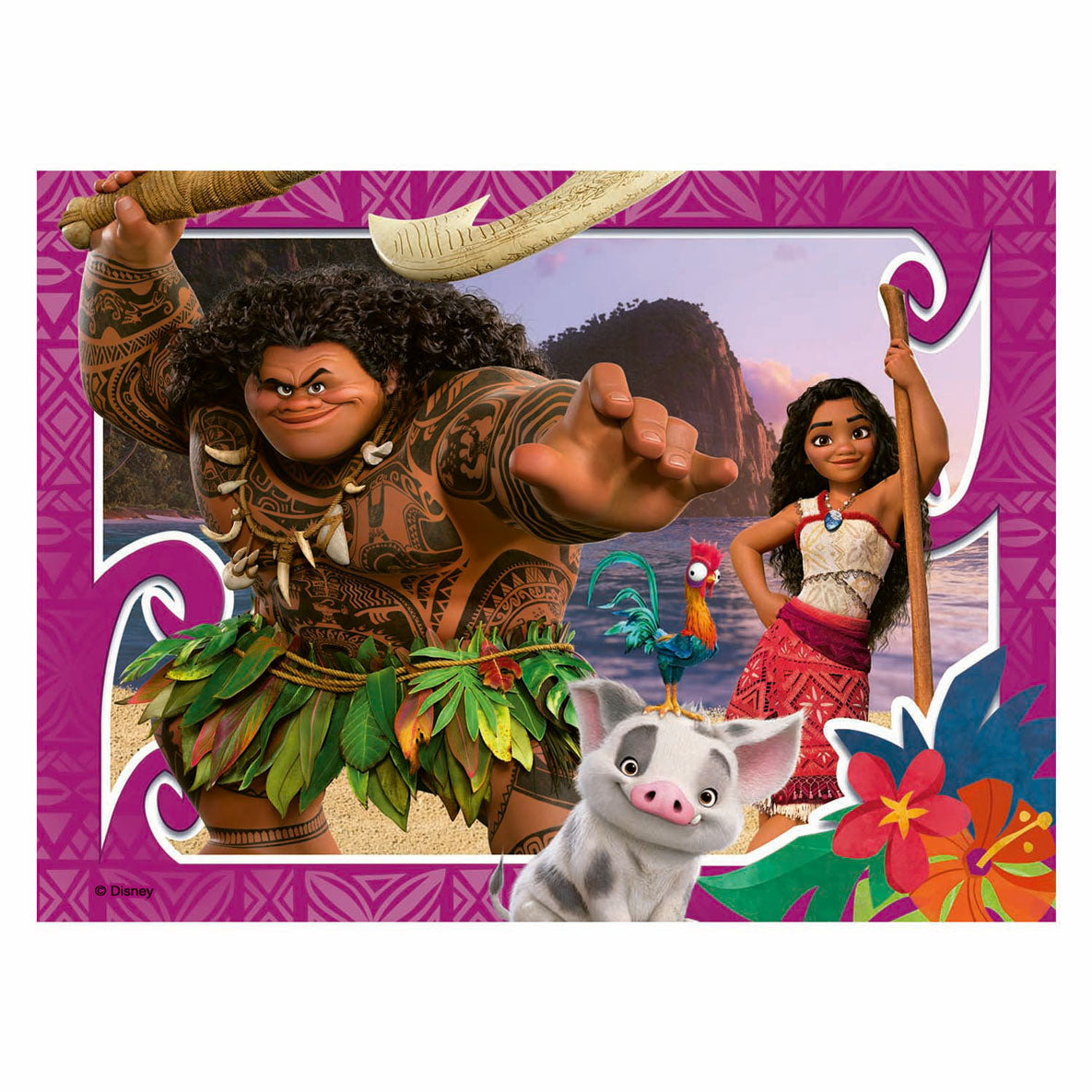 Ravensburger legpuzzel 4in1 disney vaiana 2