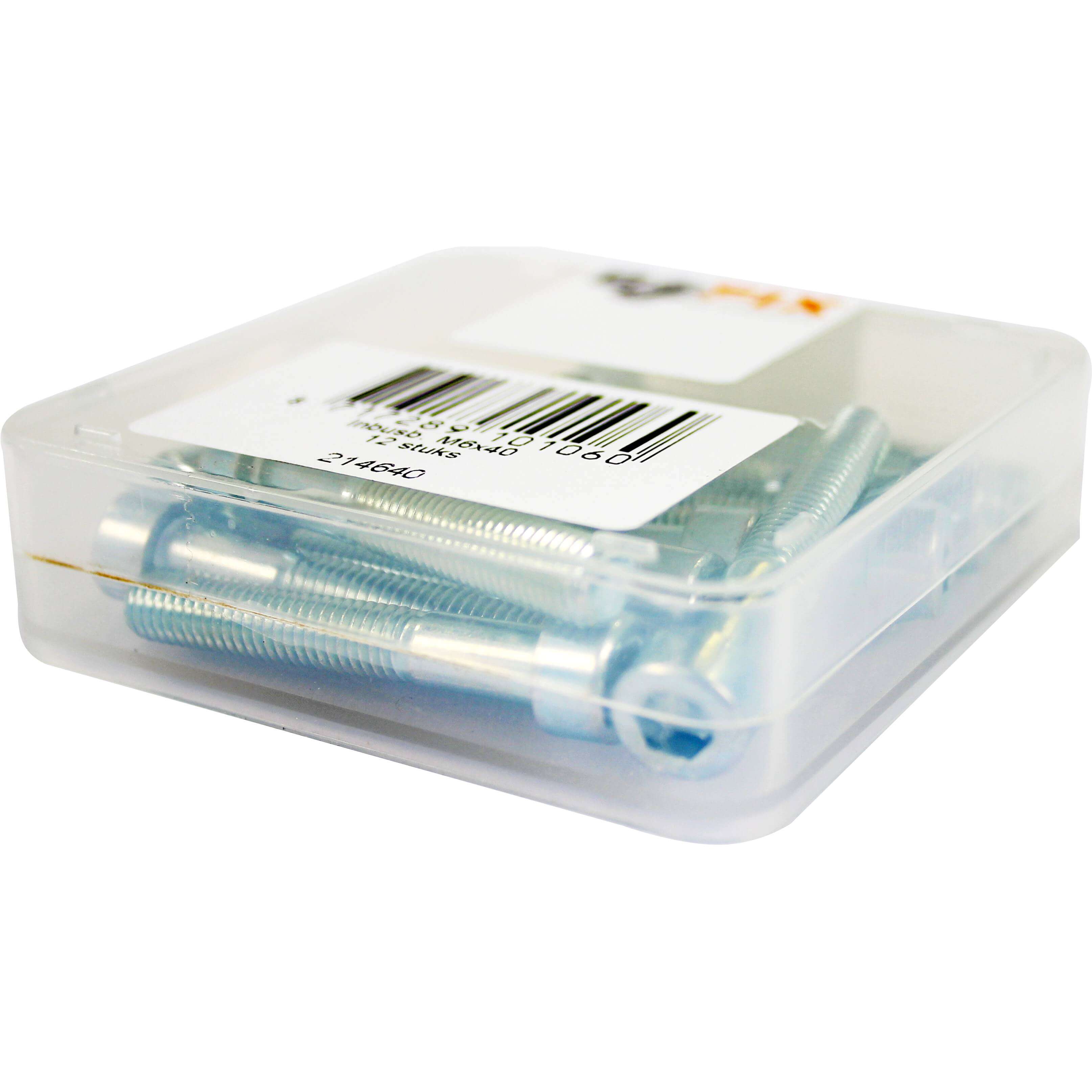 Bofix hex head bolt M6x40 zinc plated (12pcs)