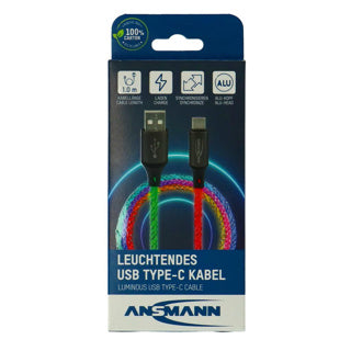 Usb kabel c verlicht | 8 stuks