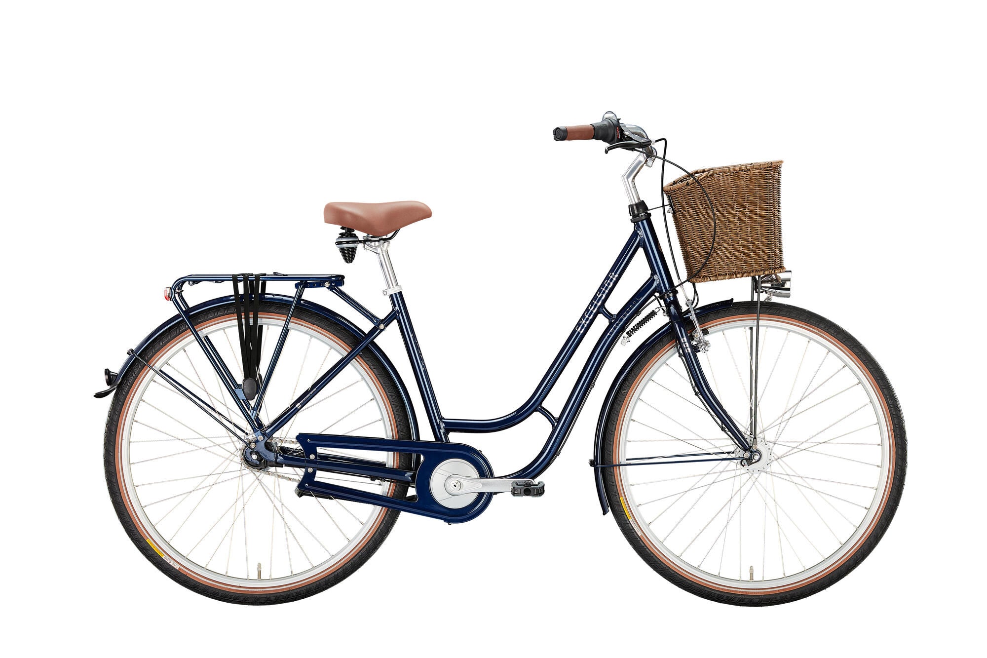 Excelsior stadsfiets swan-retro alu mod. 24 bike exce.swan-retro alu 28 48 tour 3sp dark blue
