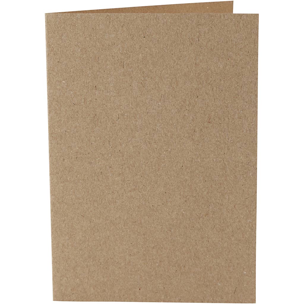 Creativ bedrijfskaarten naturel 10,5x15cm, 10st.