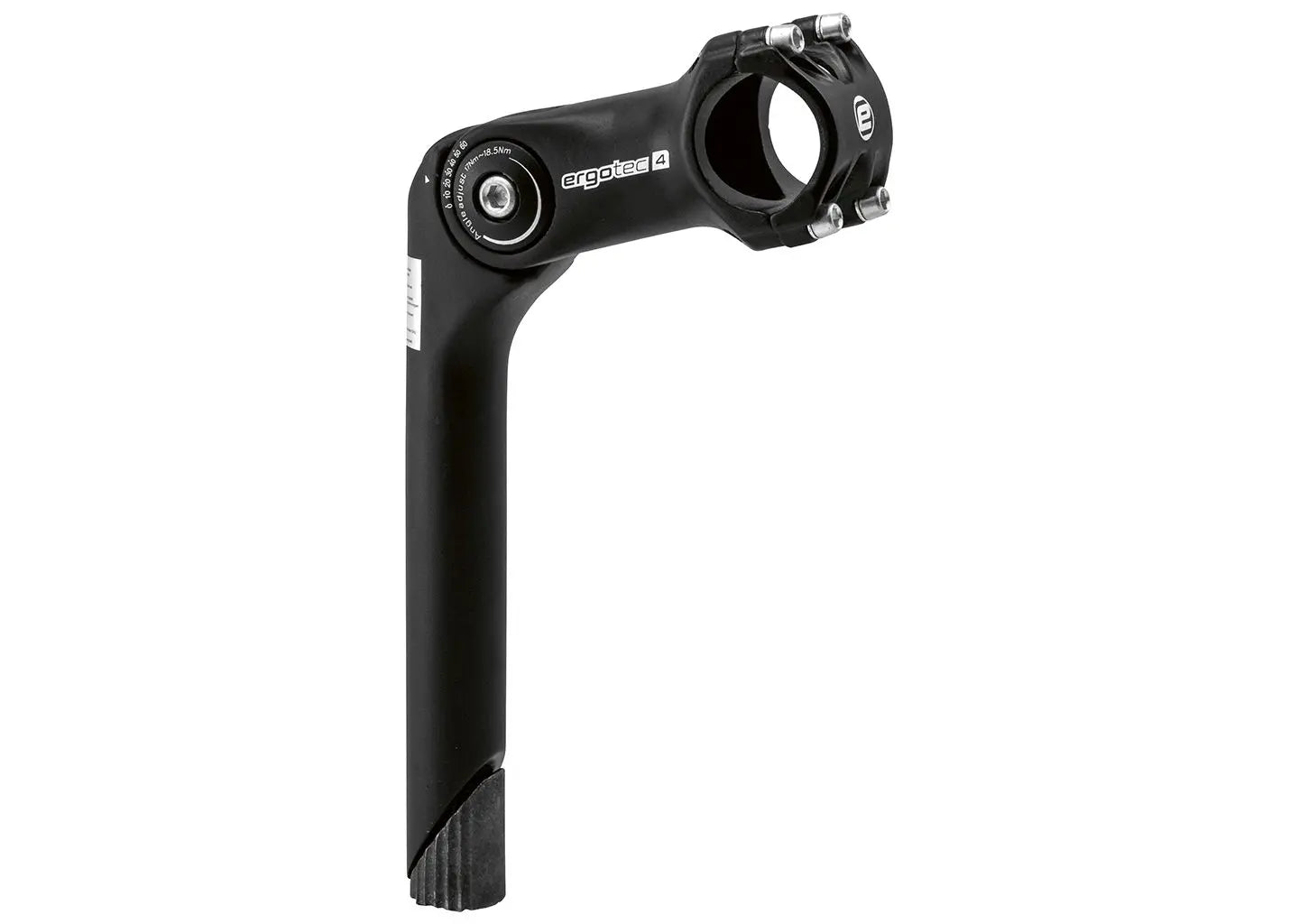 Ergotec stuurpen octopus 2 tube 25,4 31,8 180 90 zwart