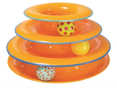 Petstages toren van rekken oranje