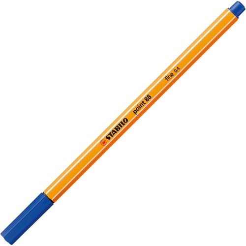 Abi fineliner stlo point 88 donkerblauw 0,4 mm